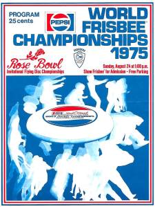 1975 World Frisbee Championships poster.